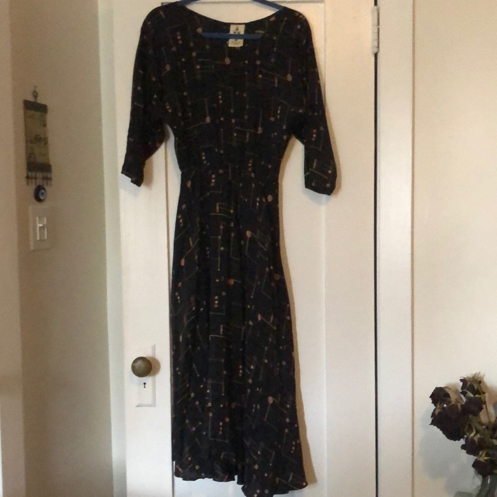 Eskell (Chicago based designer) Silk Dress